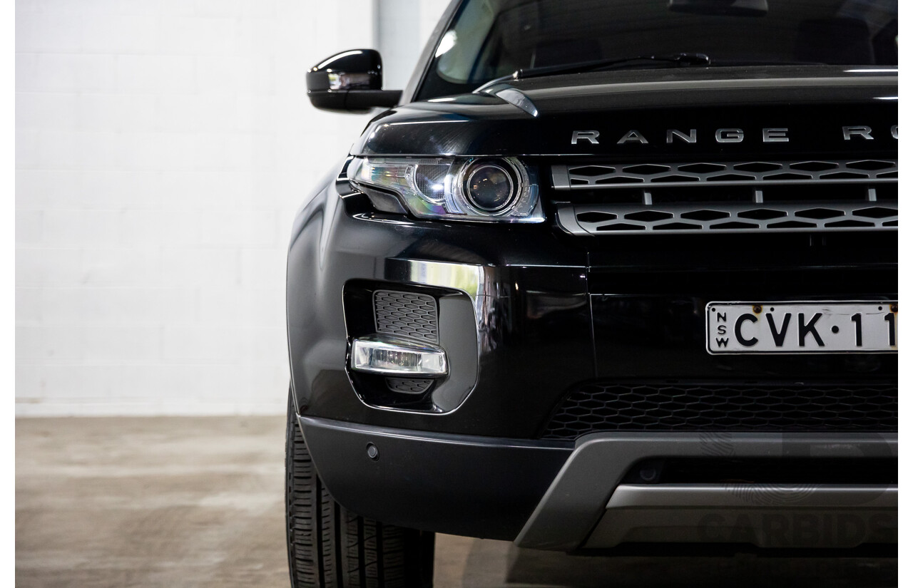 1/2015 Range Rover Evoque SD4 Pure LV MY15 5d Wagon Santorini Black Turbo Diesel 2.2L