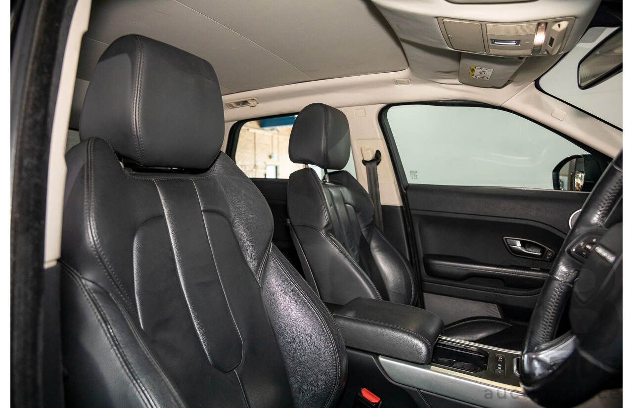 1/2015 Range Rover Evoque SD4 Pure LV MY15 5d Wagon Santorini Black Turbo Diesel 2.2L