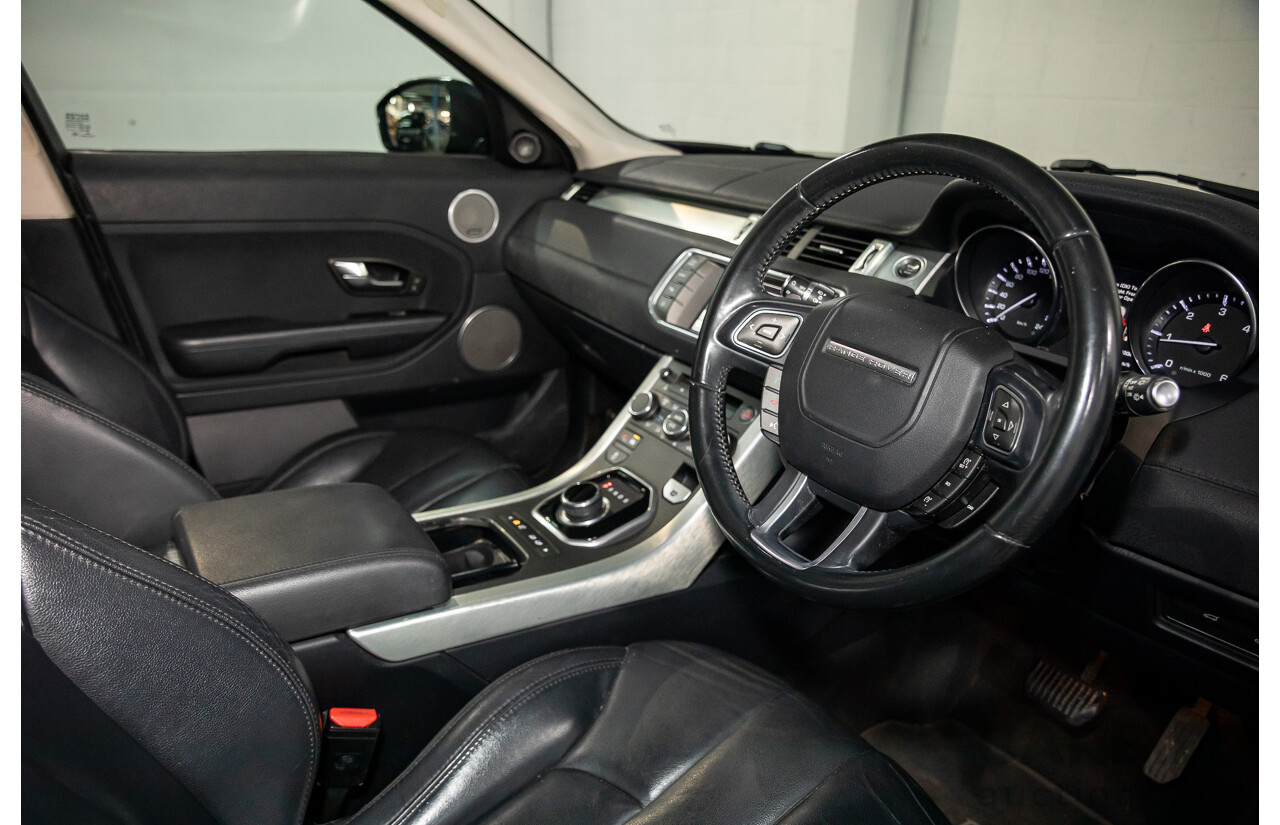 1/2015 Range Rover Evoque SD4 Pure LV MY15 5d Wagon Santorini Black Turbo Diesel 2.2L