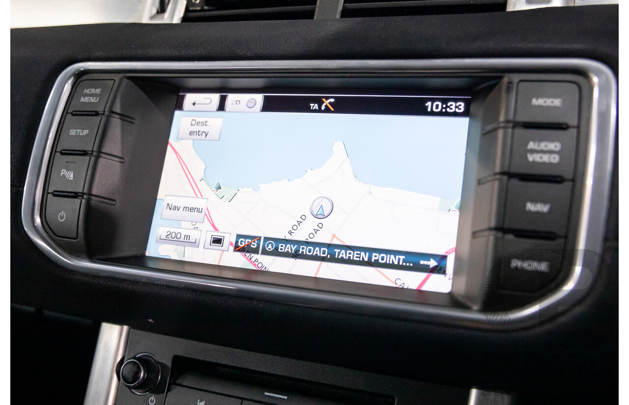 1/2015 Range Rover Evoque SD4 Pure LV MY15 5d Wagon Santorini Black Turbo Diesel 2.2L