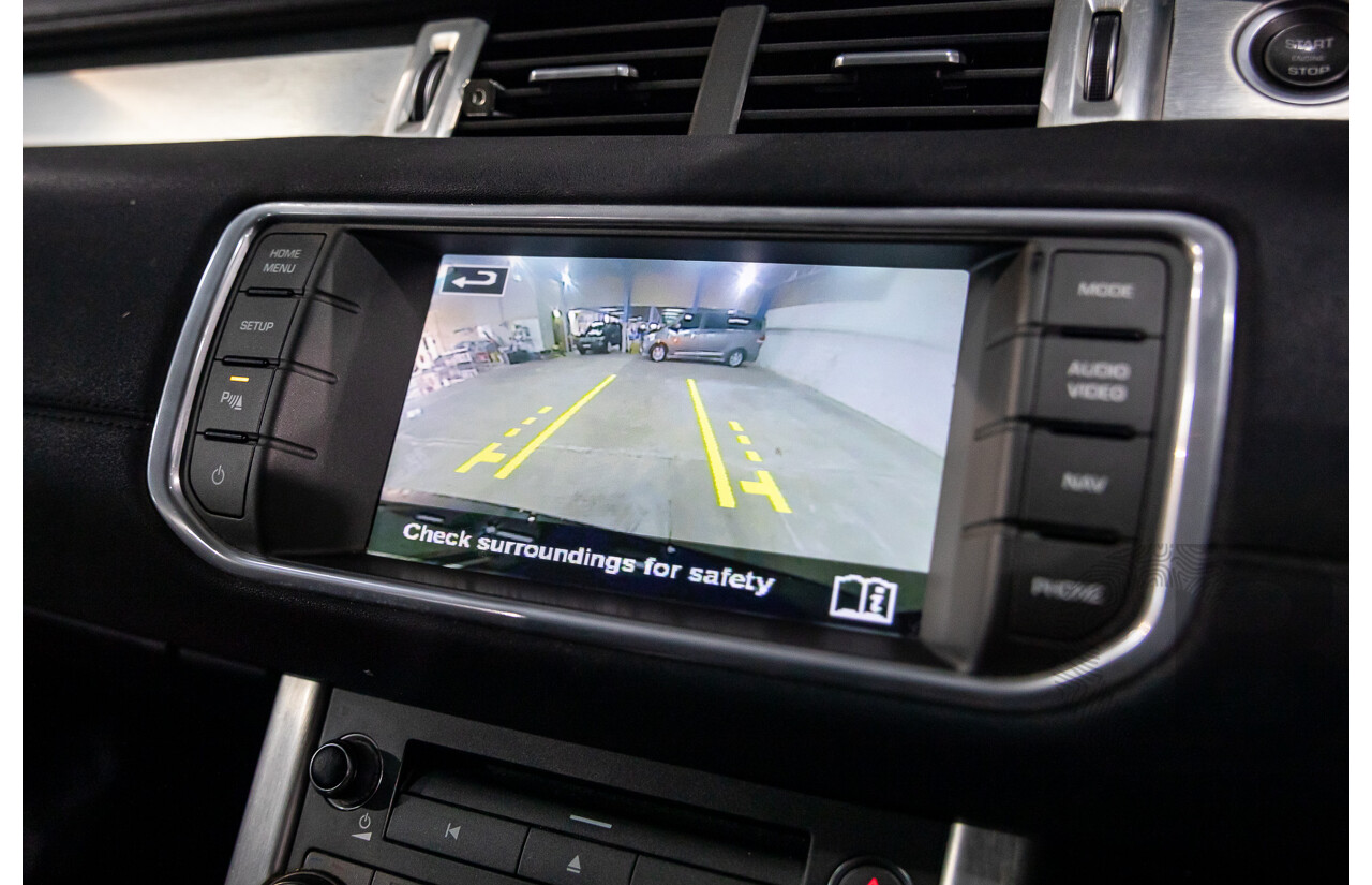 1/2015 Range Rover Evoque SD4 Pure LV MY15 5d Wagon Santorini Black Turbo Diesel 2.2L