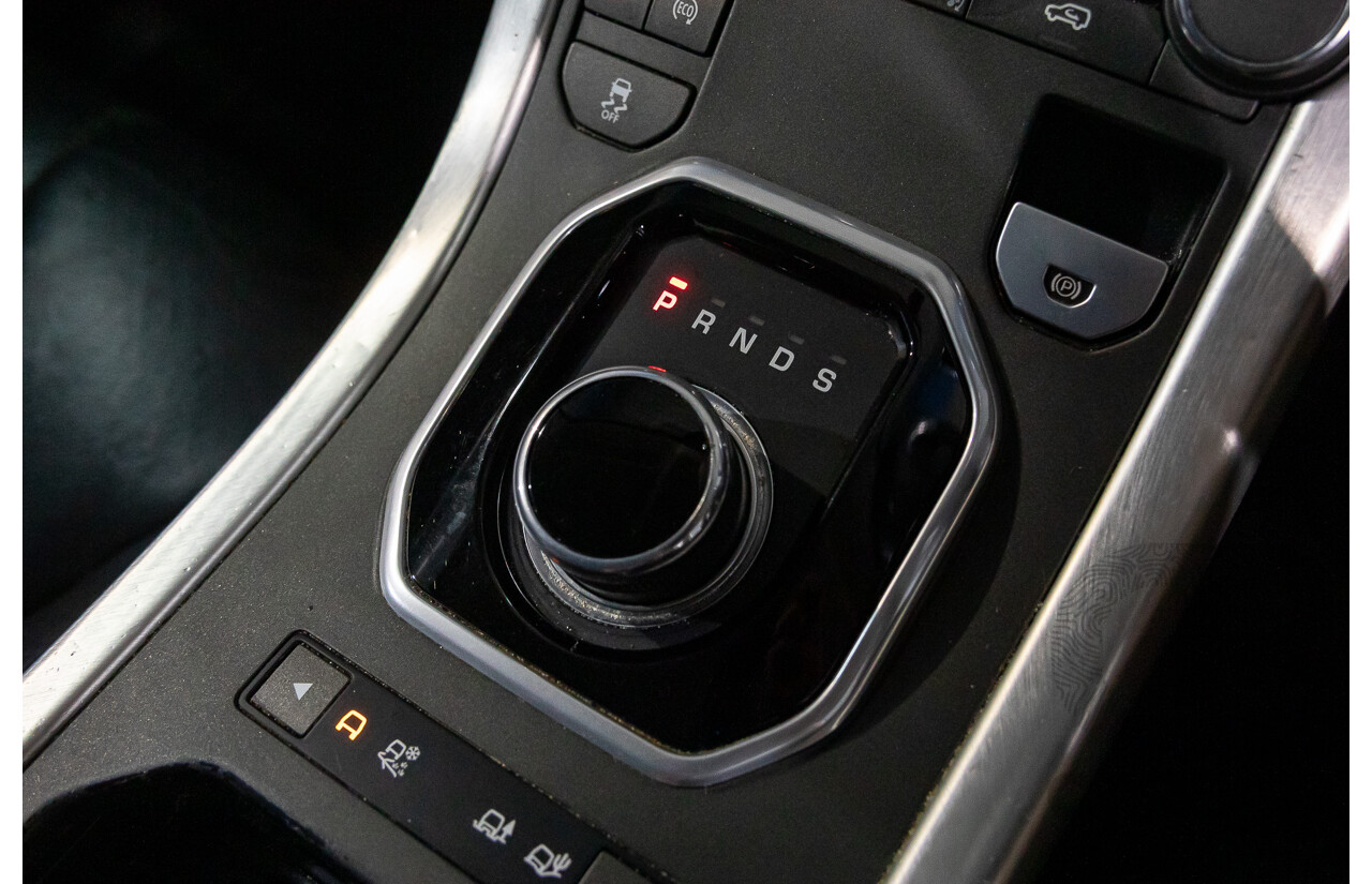 1/2015 Range Rover Evoque SD4 Pure LV MY15 5d Wagon Santorini Black Turbo Diesel 2.2L