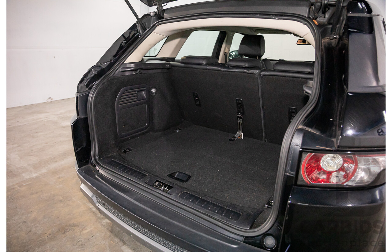 1/2015 Range Rover Evoque SD4 Pure LV MY15 5d Wagon Santorini Black Turbo Diesel 2.2L