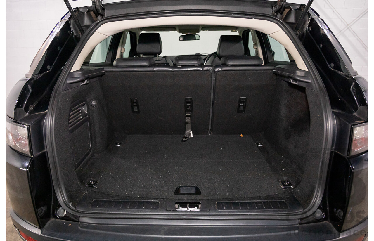 1/2015 Range Rover Evoque SD4 Pure LV MY15 5d Wagon Santorini Black Turbo Diesel 2.2L