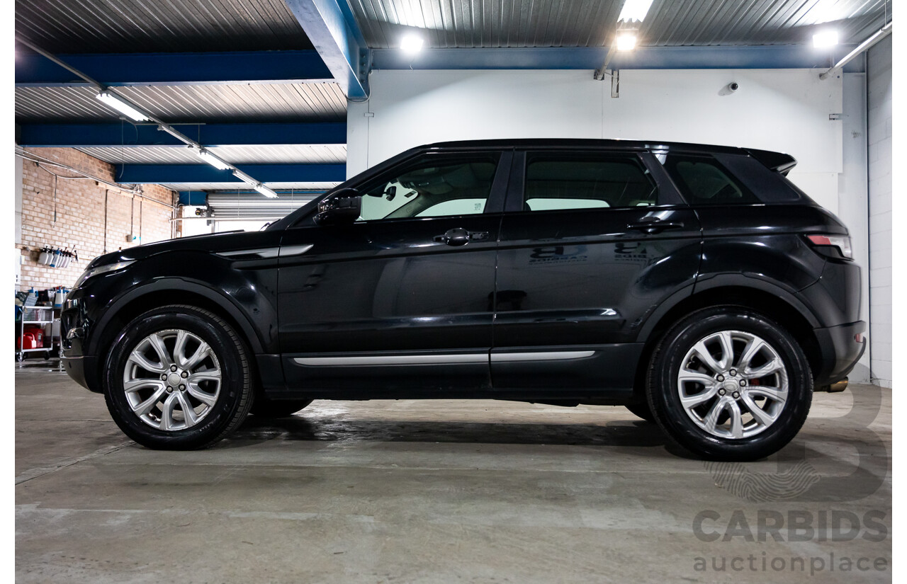 1/2015 Range Rover Evoque SD4 Pure LV MY15 5d Wagon Santorini Black Turbo Diesel 2.2L
