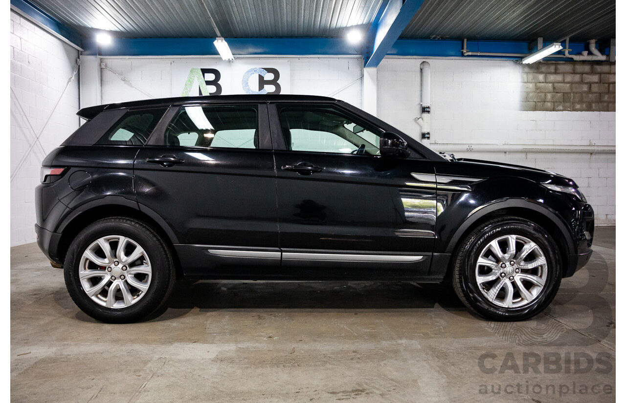 1/2015 Range Rover Evoque SD4 Pure LV MY15 5d Wagon Santorini Black Turbo Diesel 2.2L