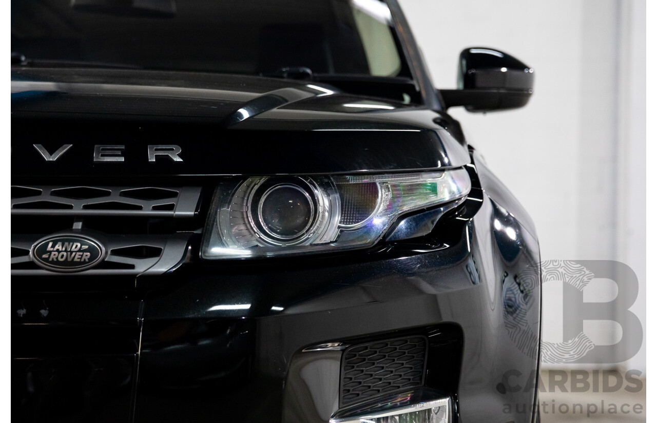 1/2015 Range Rover Evoque SD4 Pure LV MY15 5d Wagon Santorini Black Turbo Diesel 2.2L