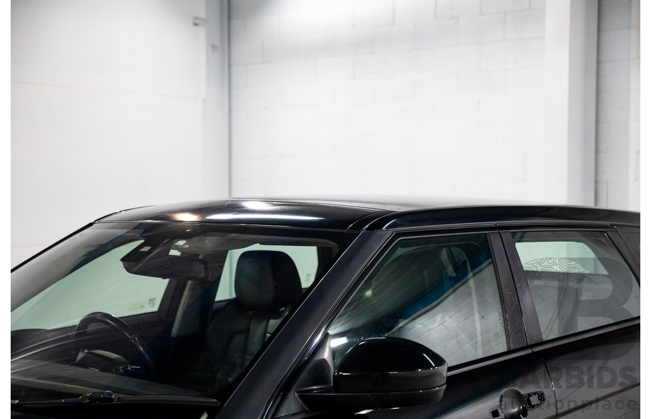 1/2015 Range Rover Evoque SD4 Pure LV MY15 5d Wagon Santorini Black Turbo Diesel 2.2L