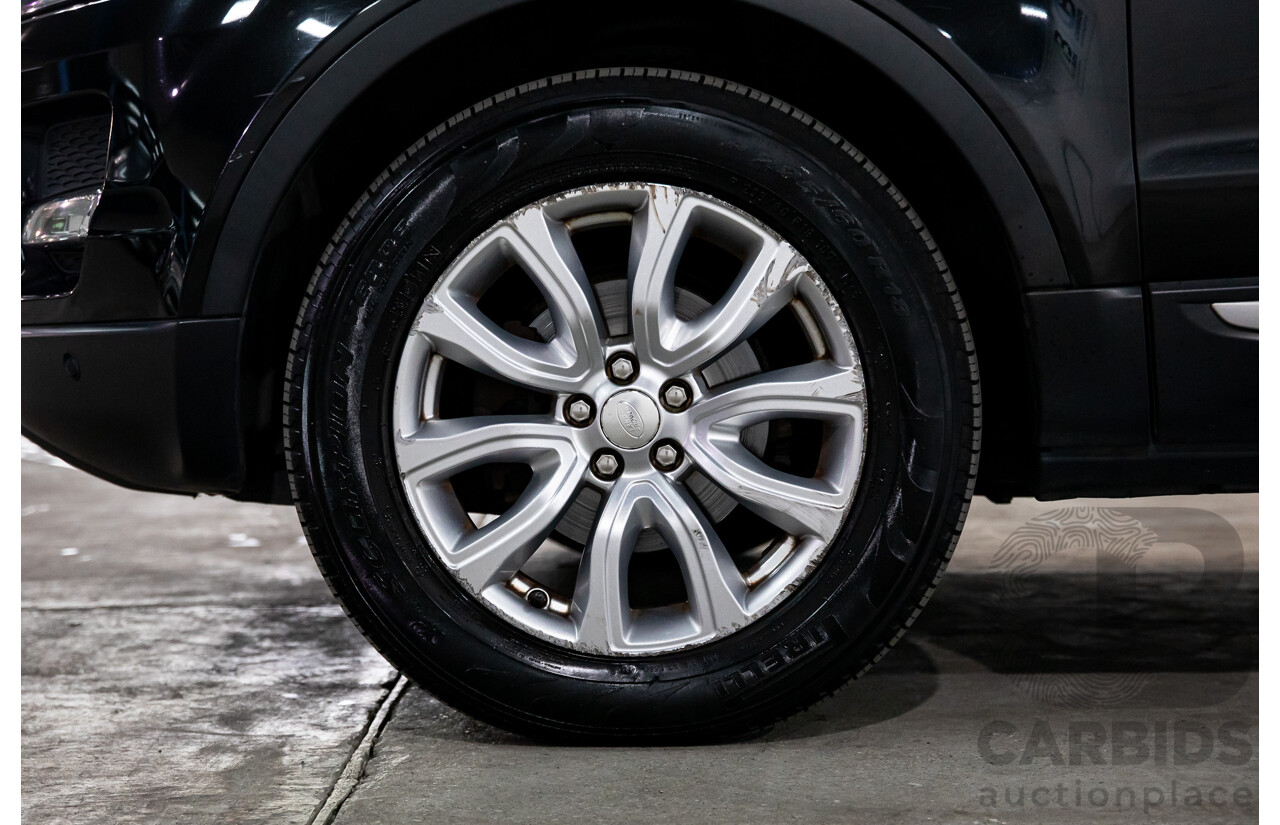 1/2015 Range Rover Evoque SD4 Pure LV MY15 5d Wagon Santorini Black Turbo Diesel 2.2L