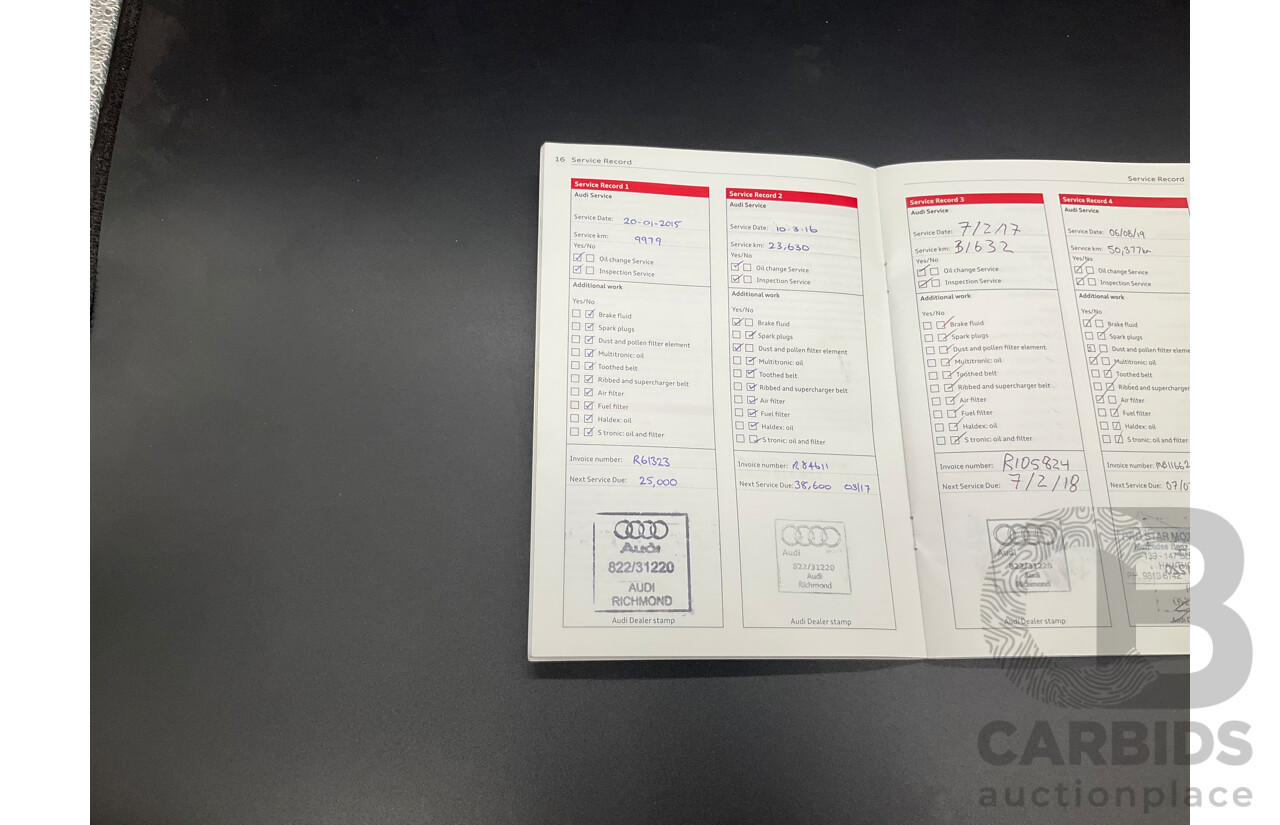 11/2013 Audi A3 Sportback 1.4 TFSI Attraction 8P MY13 5d Hatchback Monsoon Grey Metallic Turbo 1.4L