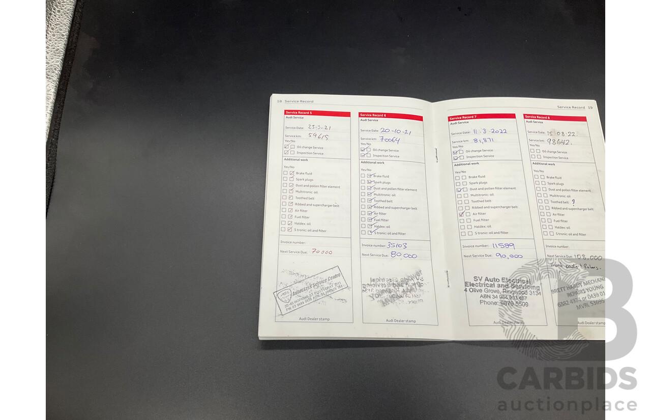 11/2013 Audi A3 Sportback 1.4 TFSI Attraction 8P MY13 5d Hatchback Monsoon Grey Metallic Turbo 1.4L