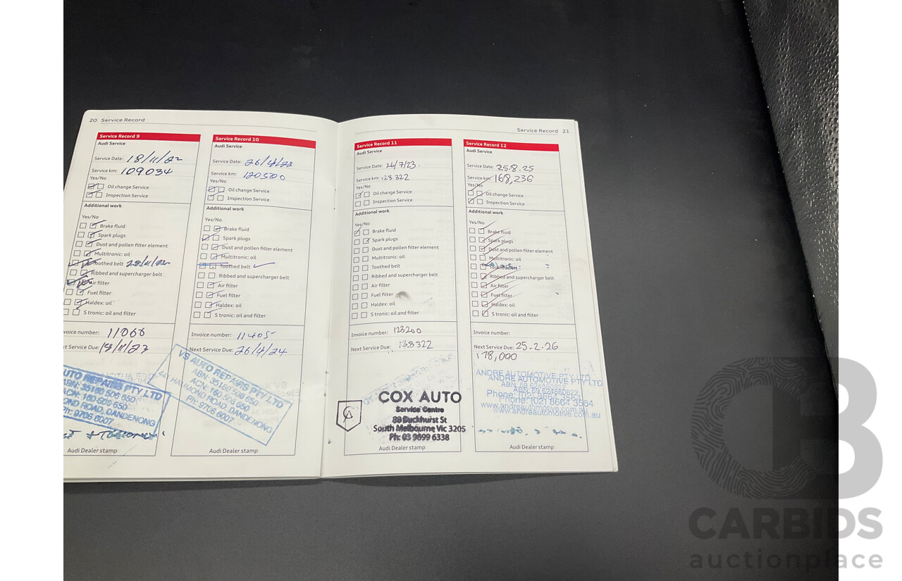 11/2013 Audi A3 Sportback 1.4 TFSI Attraction 8P MY13 5d Hatchback Monsoon Grey Metallic Turbo 1.4L