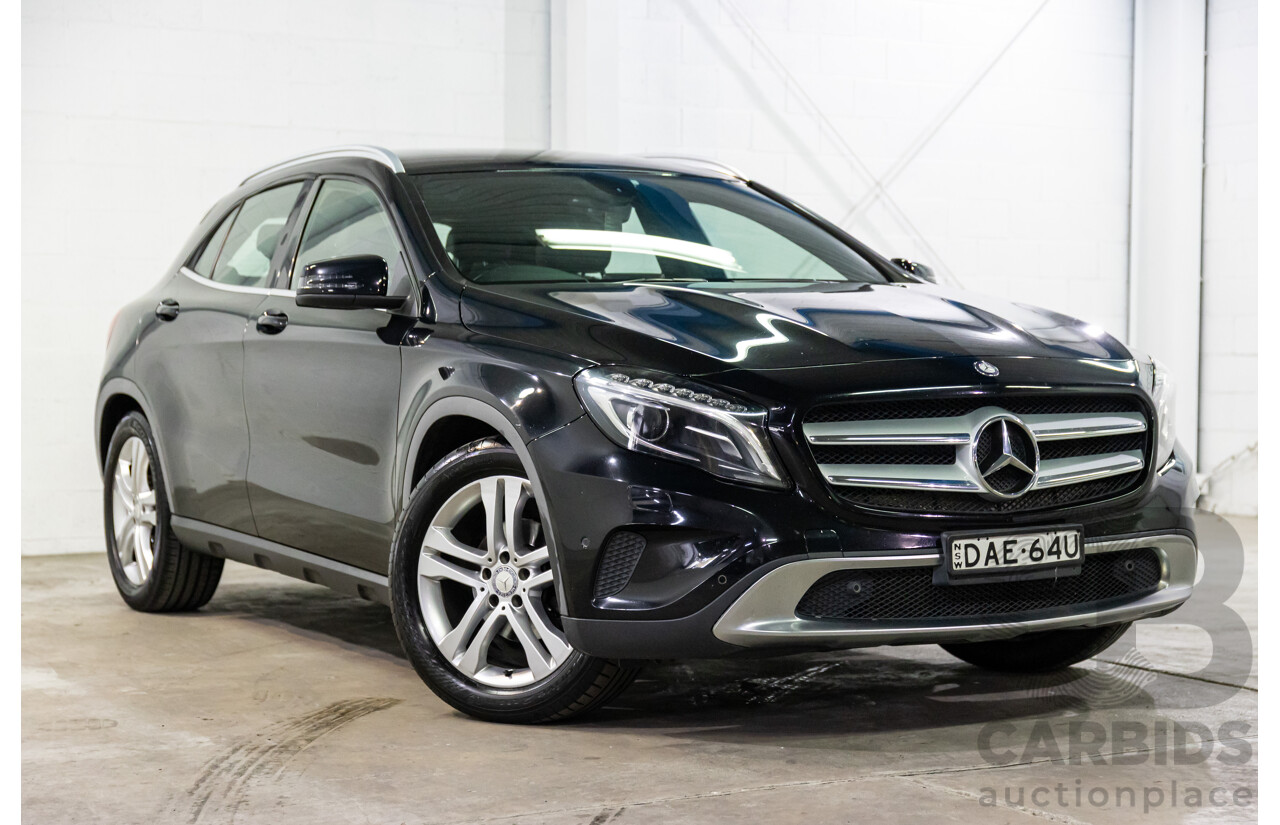 7/2015 Mercedes-Benz GLA 200 CDI X156 MY15 4d Wagon Cosmos Black Metallic Turbo Diesel 2.1L