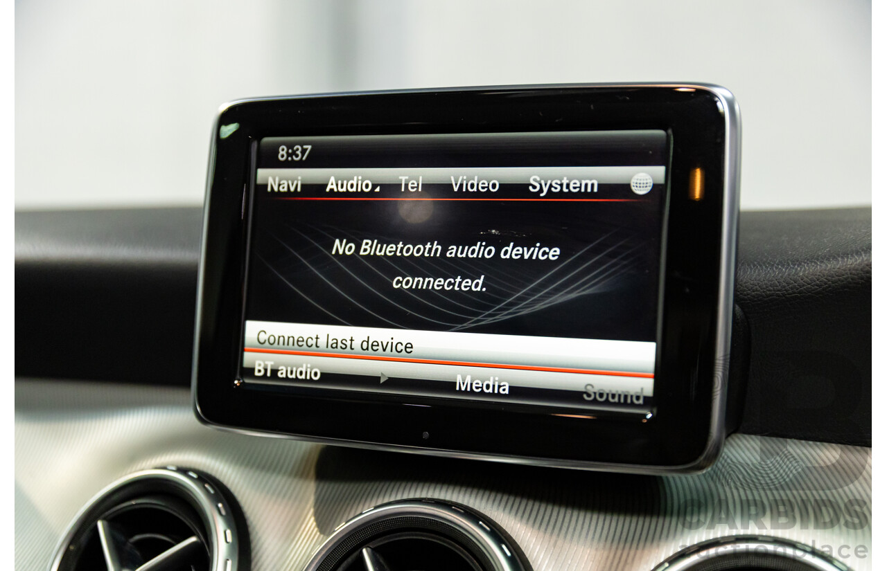 7/2015 Mercedes-Benz GLA 200 CDI X156 MY15 4d Wagon Cosmos Black Metallic Turbo Diesel 2.1L