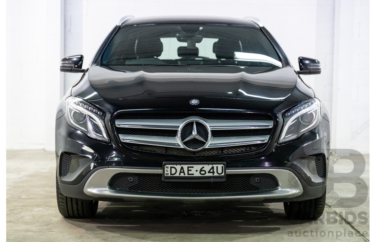 7/2015 Mercedes-Benz GLA 200 CDI X156 MY15 4d Wagon Cosmos Black Metallic Turbo Diesel 2.1L