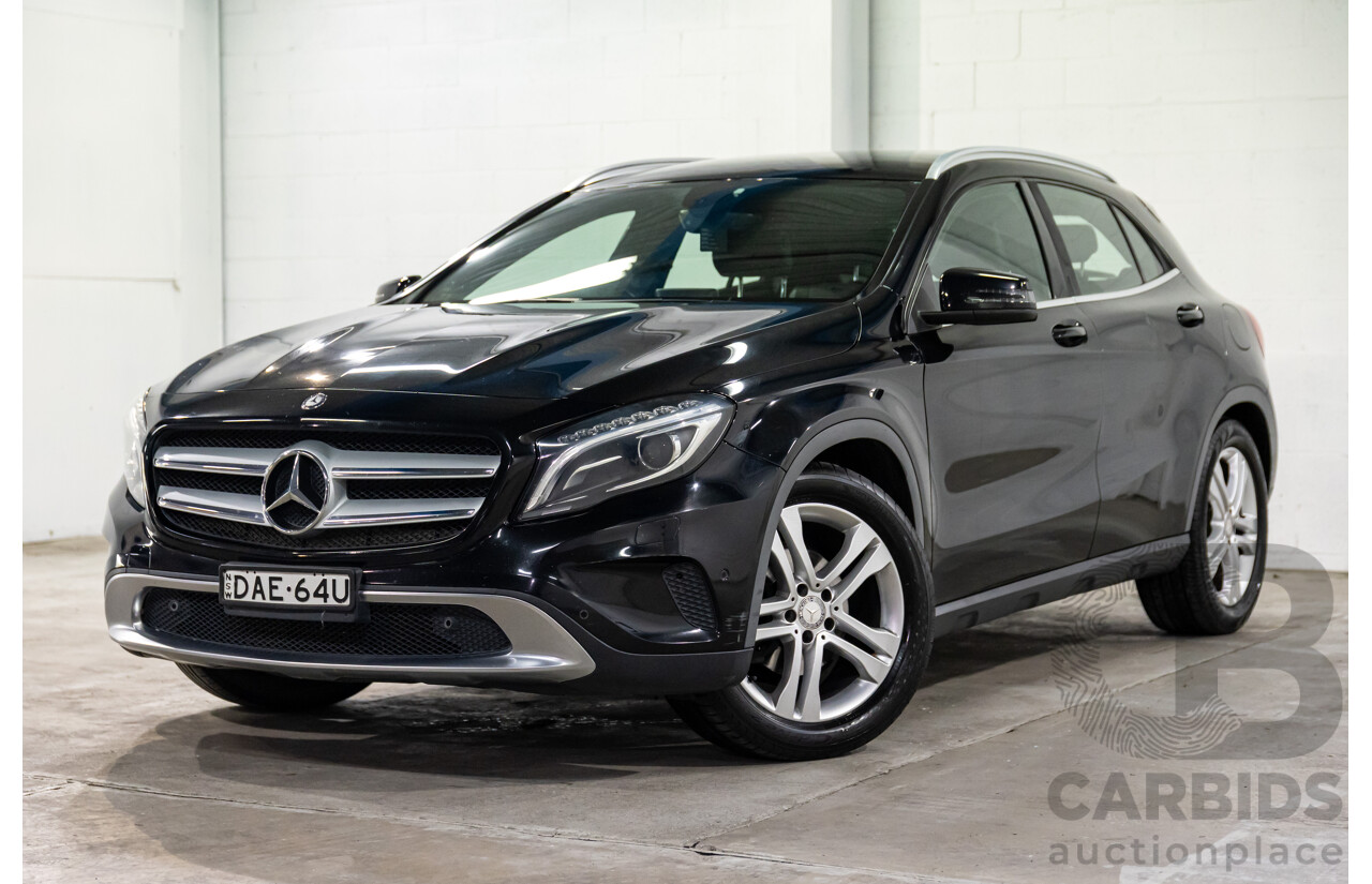 7/2015 Mercedes-Benz GLA 200 CDI X156 MY15 4d Wagon Cosmos Black Metallic Turbo Diesel 2.1L
