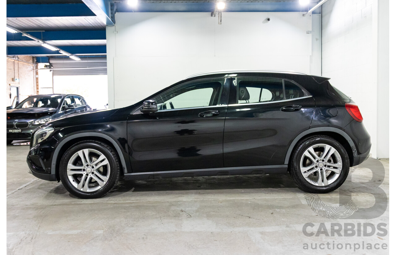7/2015 Mercedes-Benz GLA 200 CDI X156 MY15 4d Wagon Cosmos Black Metallic Turbo Diesel 2.1L