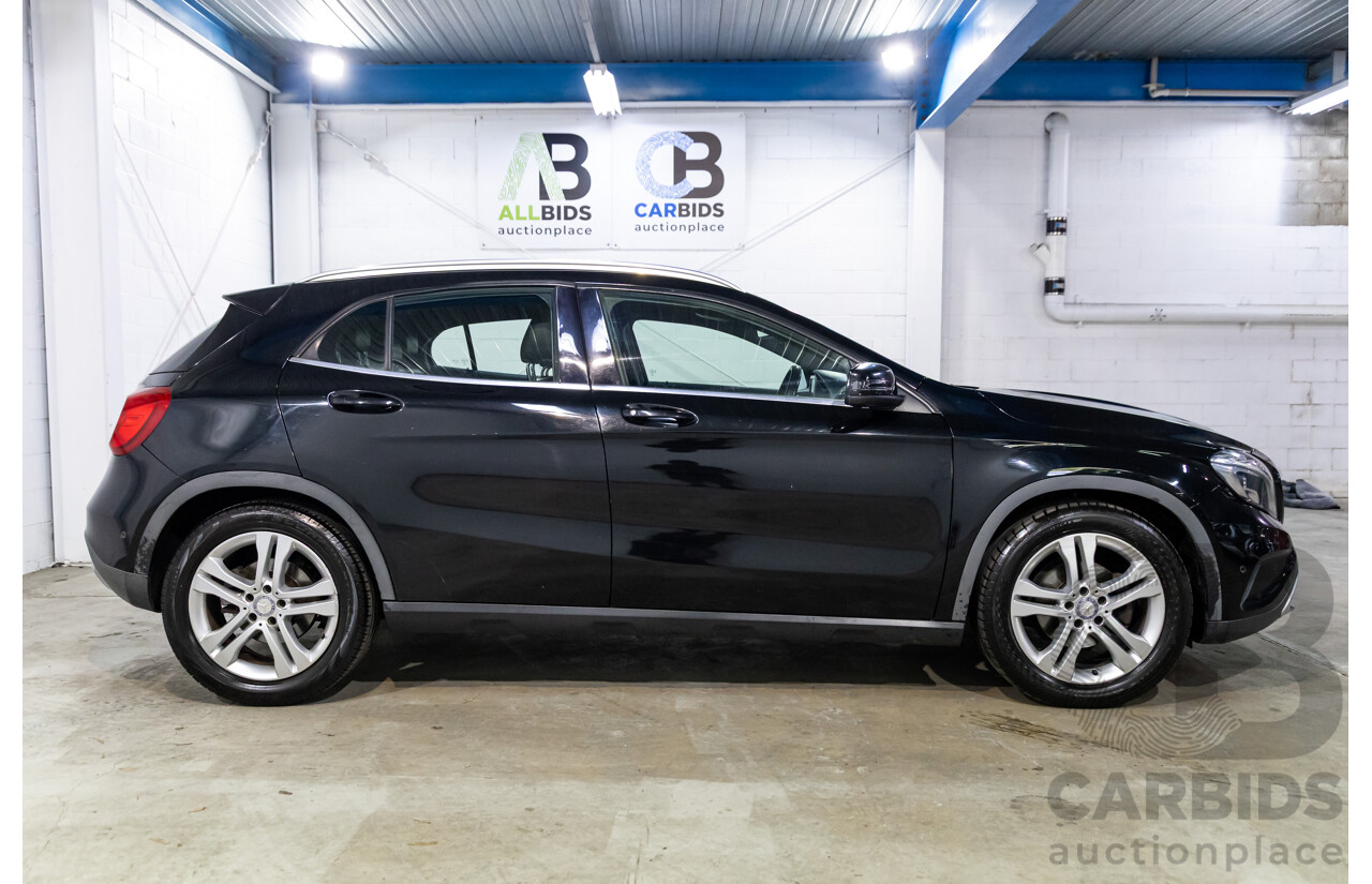 7/2015 Mercedes-Benz GLA 200 CDI X156 MY15 4d Wagon Cosmos Black Metallic Turbo Diesel 2.1L