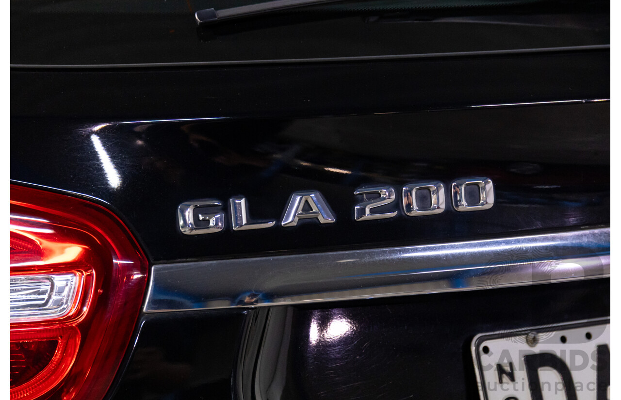 7/2015 Mercedes-Benz GLA 200 CDI X156 MY15 4d Wagon Cosmos Black Metallic Turbo Diesel 2.1L