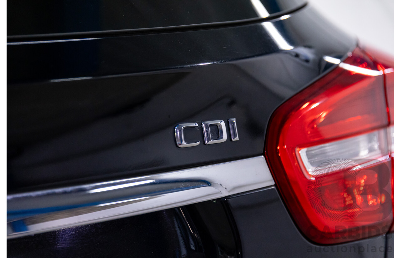 7/2015 Mercedes-Benz GLA 200 CDI X156 MY15 4d Wagon Cosmos Black Metallic Turbo Diesel 2.1L