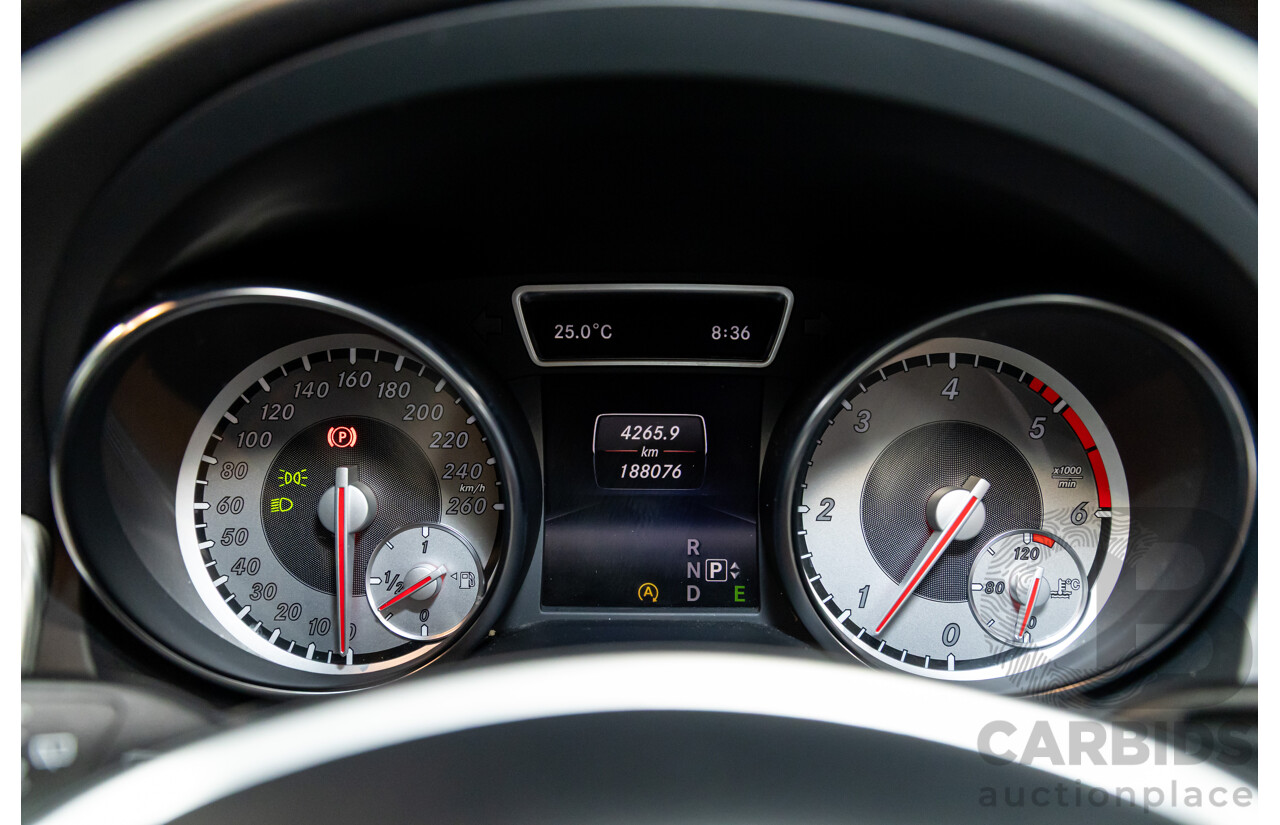 7/2015 Mercedes-Benz GLA 200 CDI X156 MY15 4d Wagon Cosmos Black Metallic Turbo Diesel 2.1L