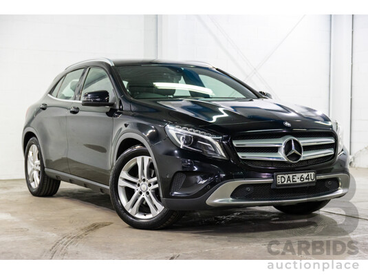 7/2015 Mercedes-Benz GLA 200 CDI X156 MY15 4d Wagon Cosmos Black Metallic Turbo Diesel 2.1L