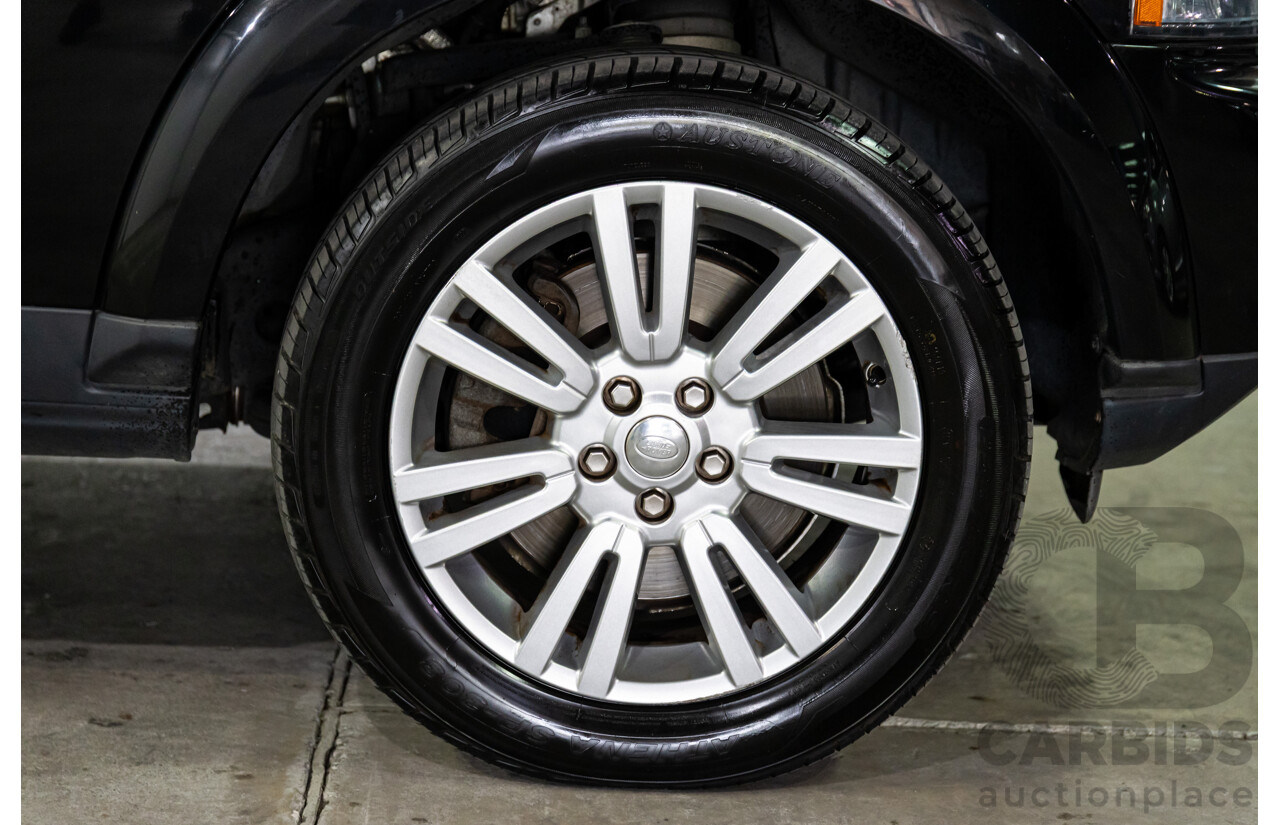 12/2013 Land Rover Discovery 4 3.0 TDV6 MY13 4d Wagon Santorini Black Metallic Turbo Diesel V6 3.0L