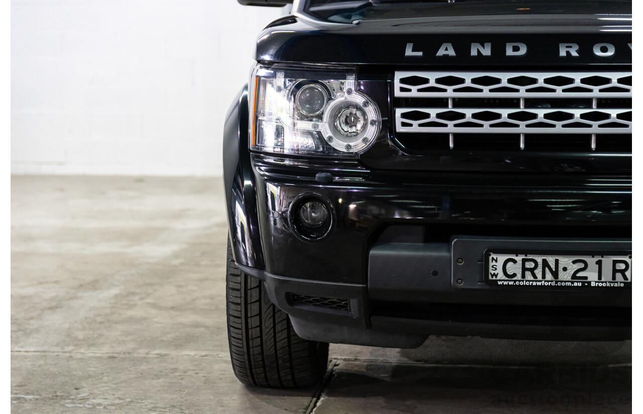 12/2013 Land Rover Discovery 4 3.0 TDV6 MY13 4d Wagon Santorini Black Metallic Turbo Diesel V6 3.0L