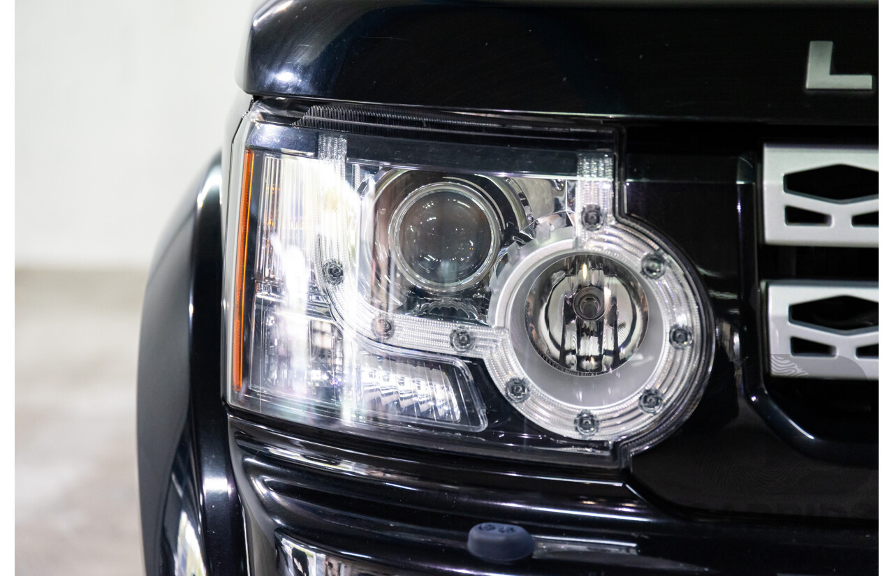 12/2013 Land Rover Discovery 4 3.0 TDV6 MY13 4d Wagon Santorini Black Metallic Turbo Diesel V6 3.0L
