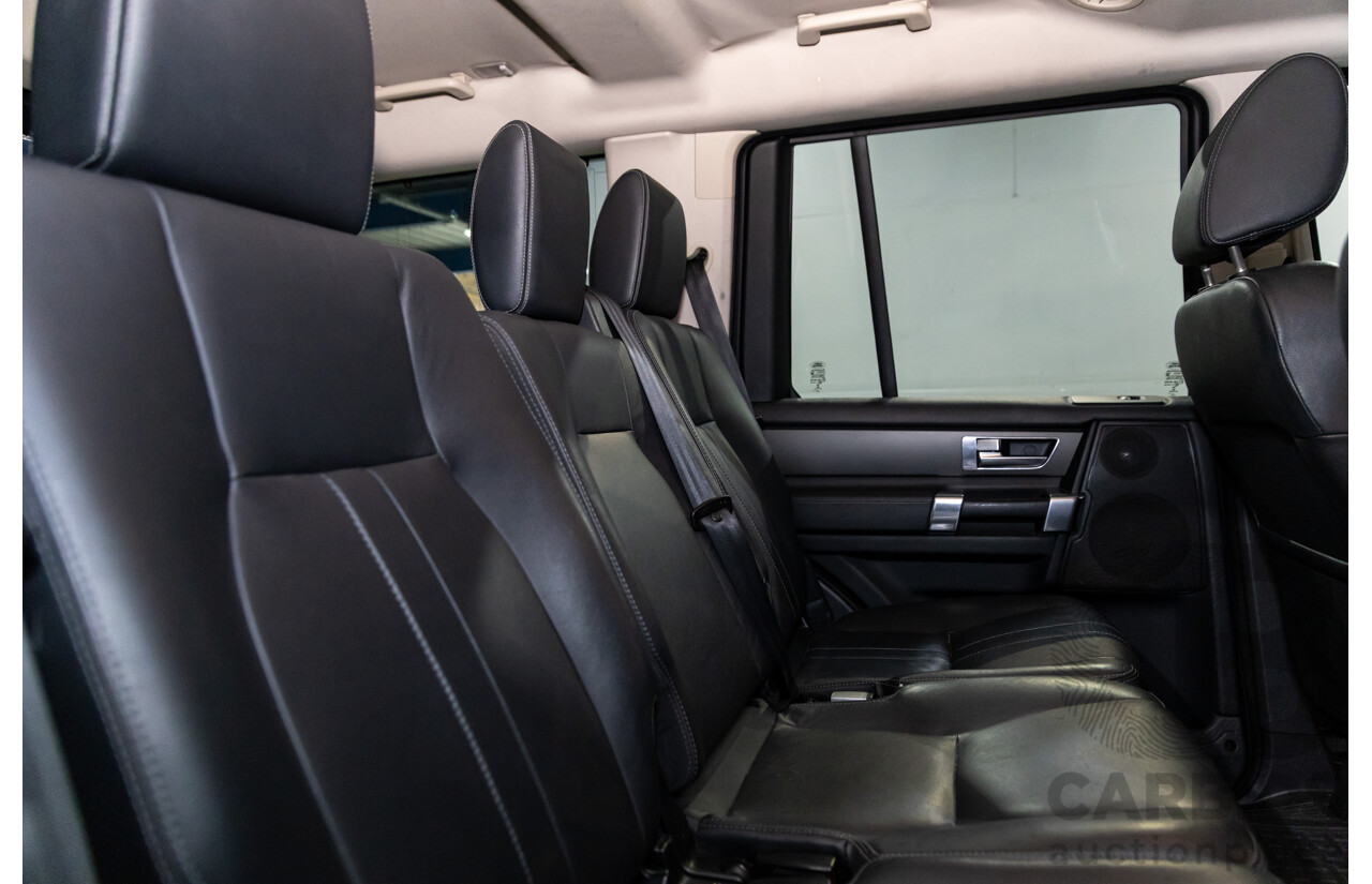 12/2013 Land Rover Discovery 4 3.0 TDV6 MY13 4d Wagon Santorini Black Metallic Turbo Diesel V6 3.0L