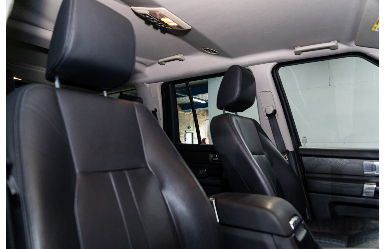 12/2013 Land Rover Discovery 4 3.0 TDV6 MY13 4d Wagon Santorini Black Metallic Turbo Diesel V6 3.0L