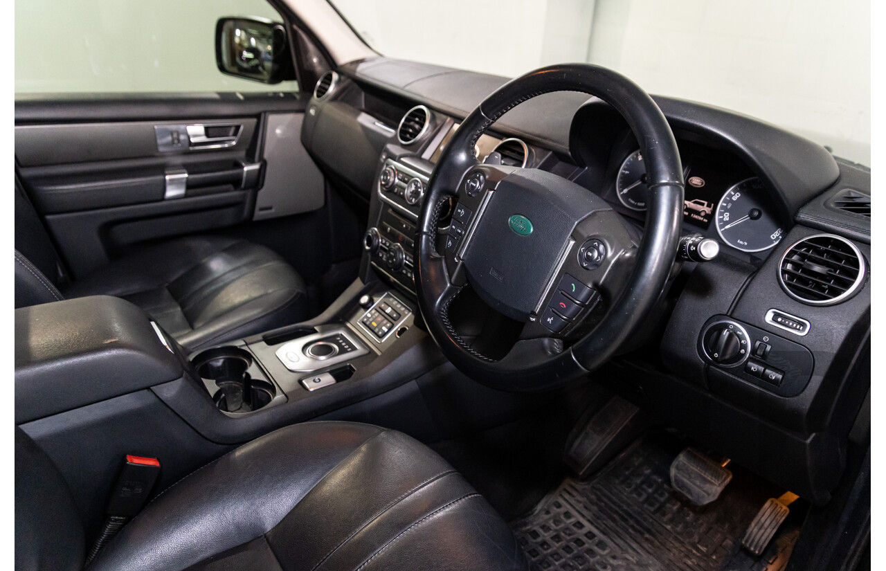 12/2013 Land Rover Discovery 4 3.0 TDV6 MY13 4d Wagon Santorini Black Metallic Turbo Diesel V6 3.0L