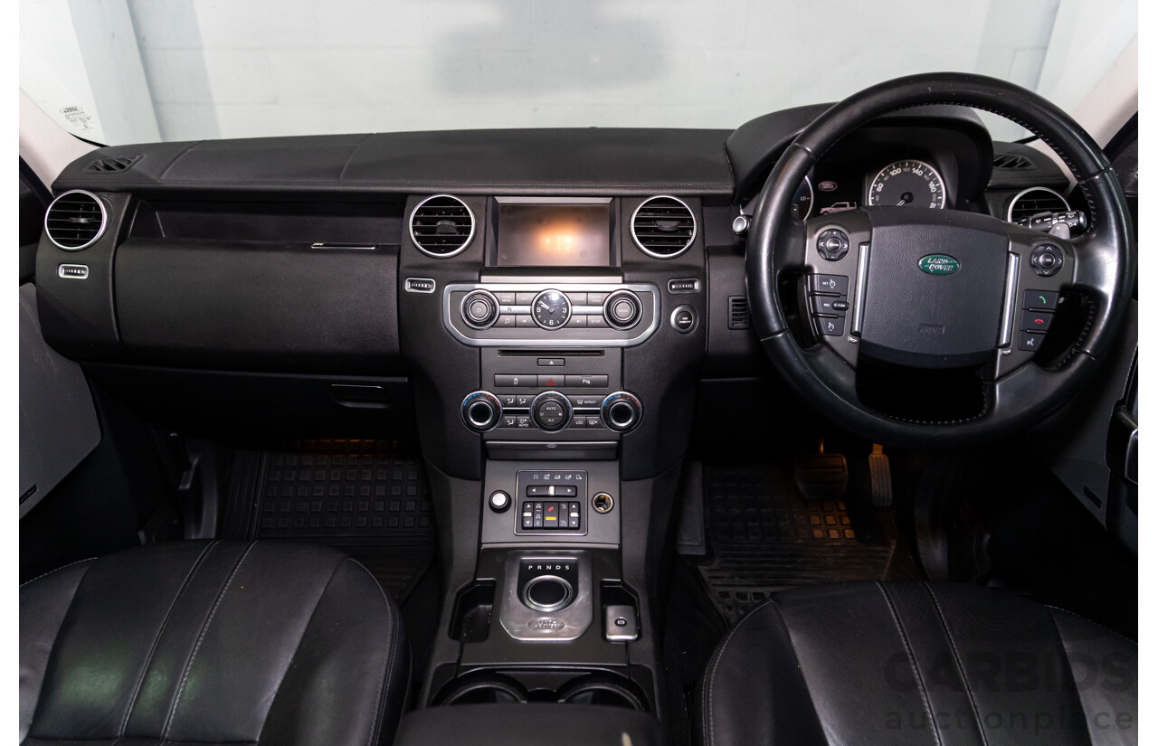 12/2013 Land Rover Discovery 4 3.0 TDV6 MY13 4d Wagon Santorini Black Metallic Turbo Diesel V6 3.0L