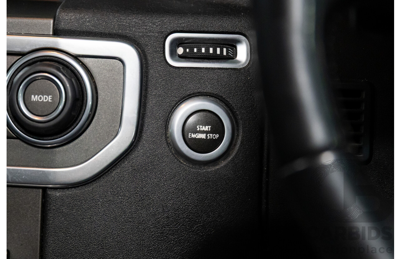 12/2013 Land Rover Discovery 4 3.0 TDV6 MY13 4d Wagon Santorini Black Metallic Turbo Diesel V6 3.0L