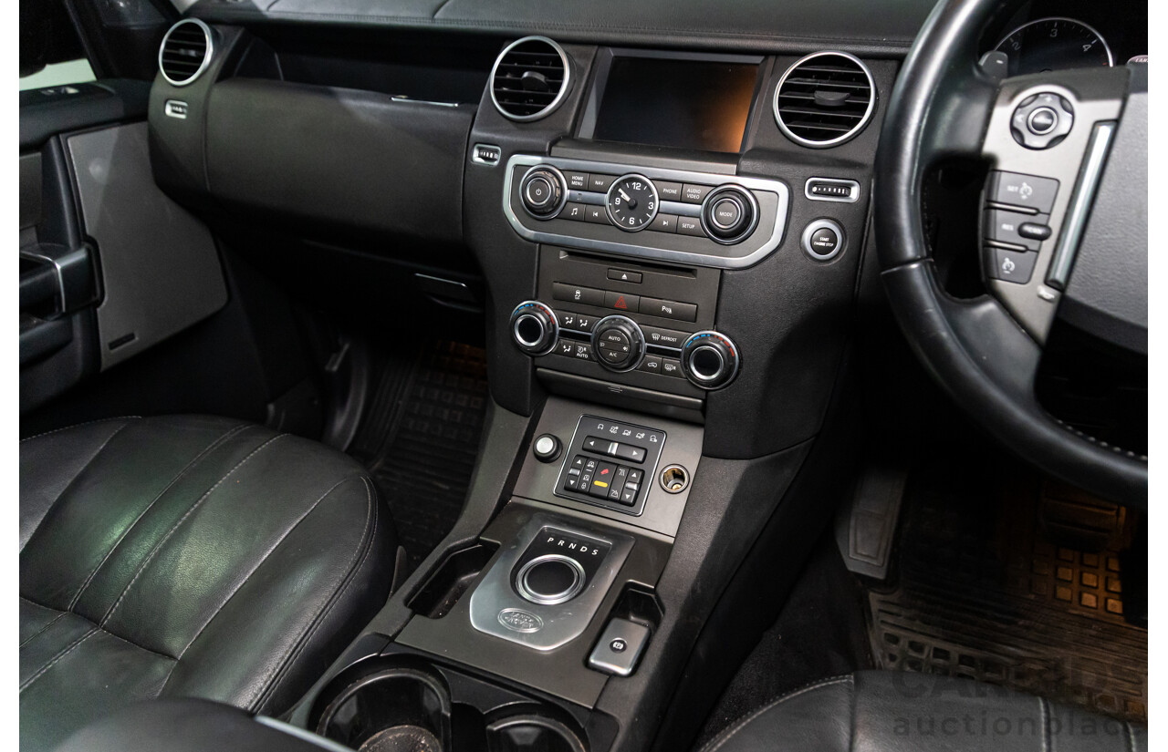 12/2013 Land Rover Discovery 4 3.0 TDV6 MY13 4d Wagon Santorini Black Metallic Turbo Diesel V6 3.0L