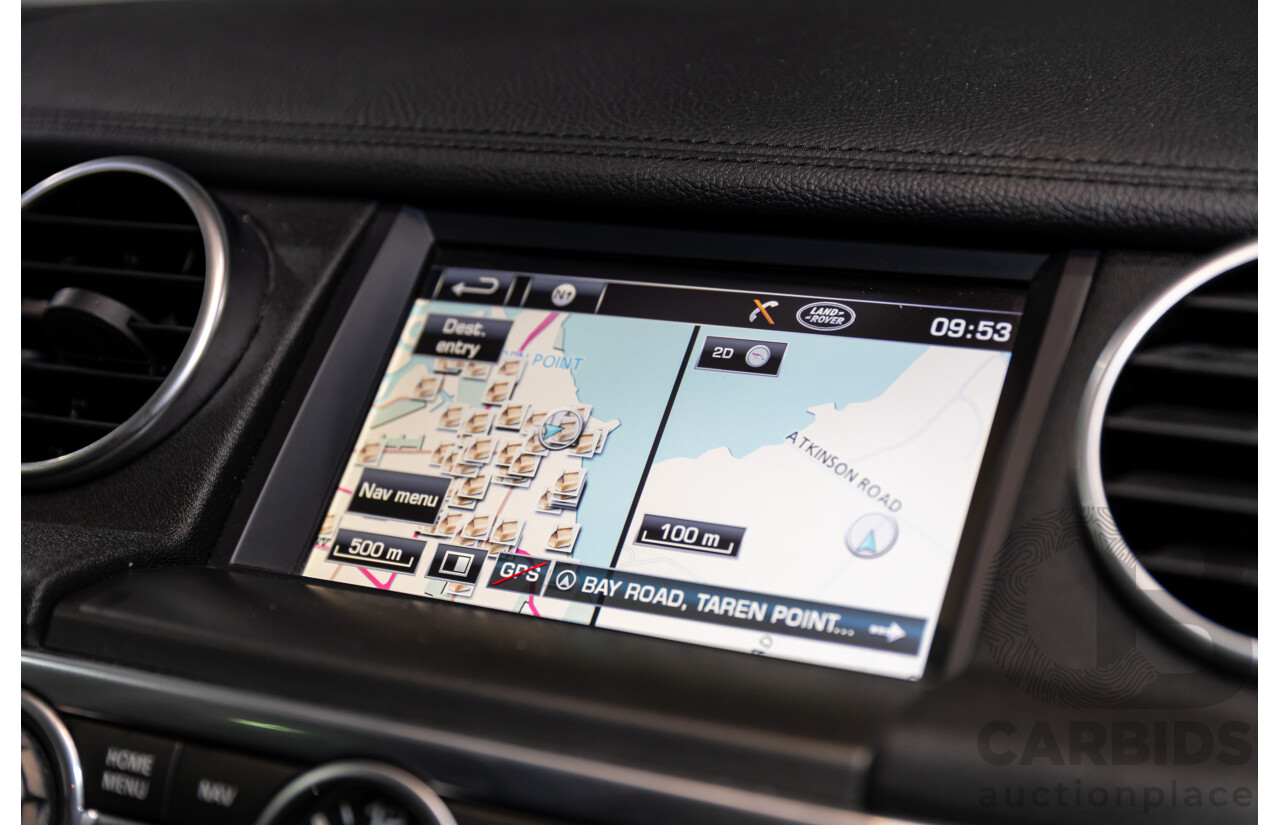 12/2013 Land Rover Discovery 4 3.0 TDV6 MY13 4d Wagon Santorini Black Metallic Turbo Diesel V6 3.0L