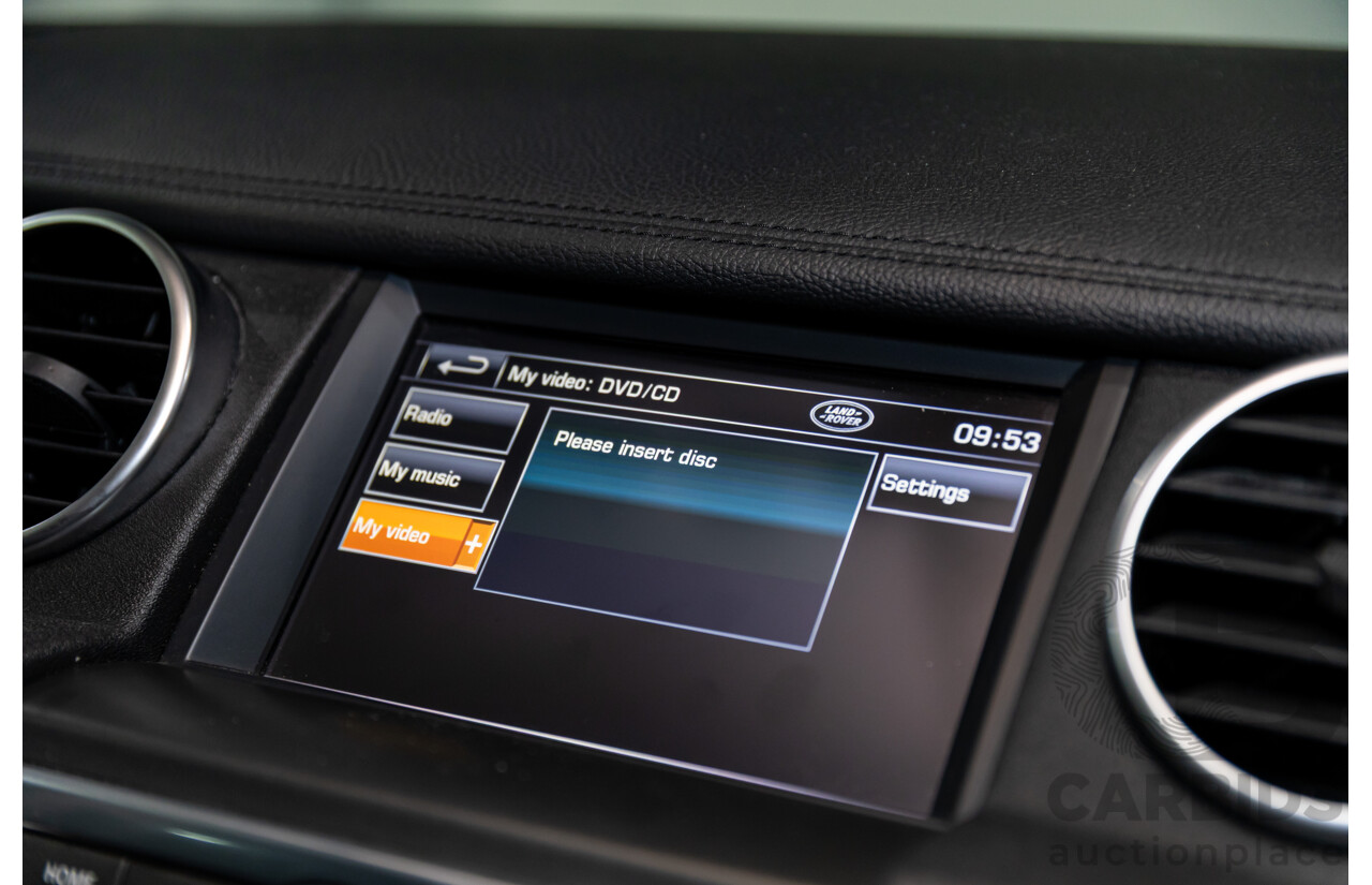 12/2013 Land Rover Discovery 4 3.0 TDV6 MY13 4d Wagon Santorini Black Metallic Turbo Diesel V6 3.0L