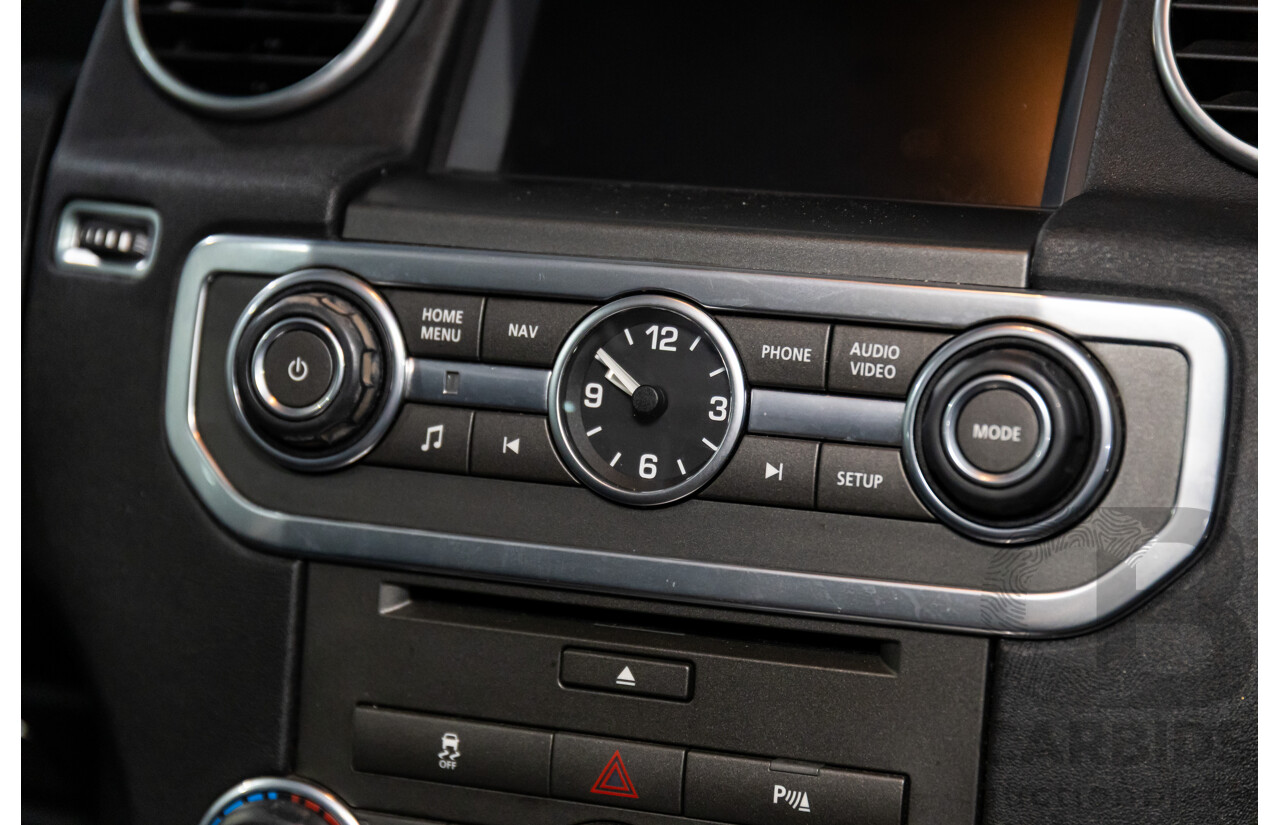 12/2013 Land Rover Discovery 4 3.0 TDV6 MY13 4d Wagon Santorini Black Metallic Turbo Diesel V6 3.0L