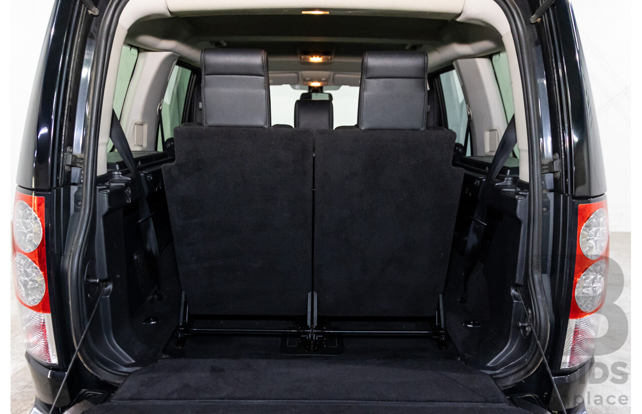 12/2013 Land Rover Discovery 4 3.0 TDV6 MY13 4d Wagon Santorini Black Metallic Turbo Diesel V6 3.0L