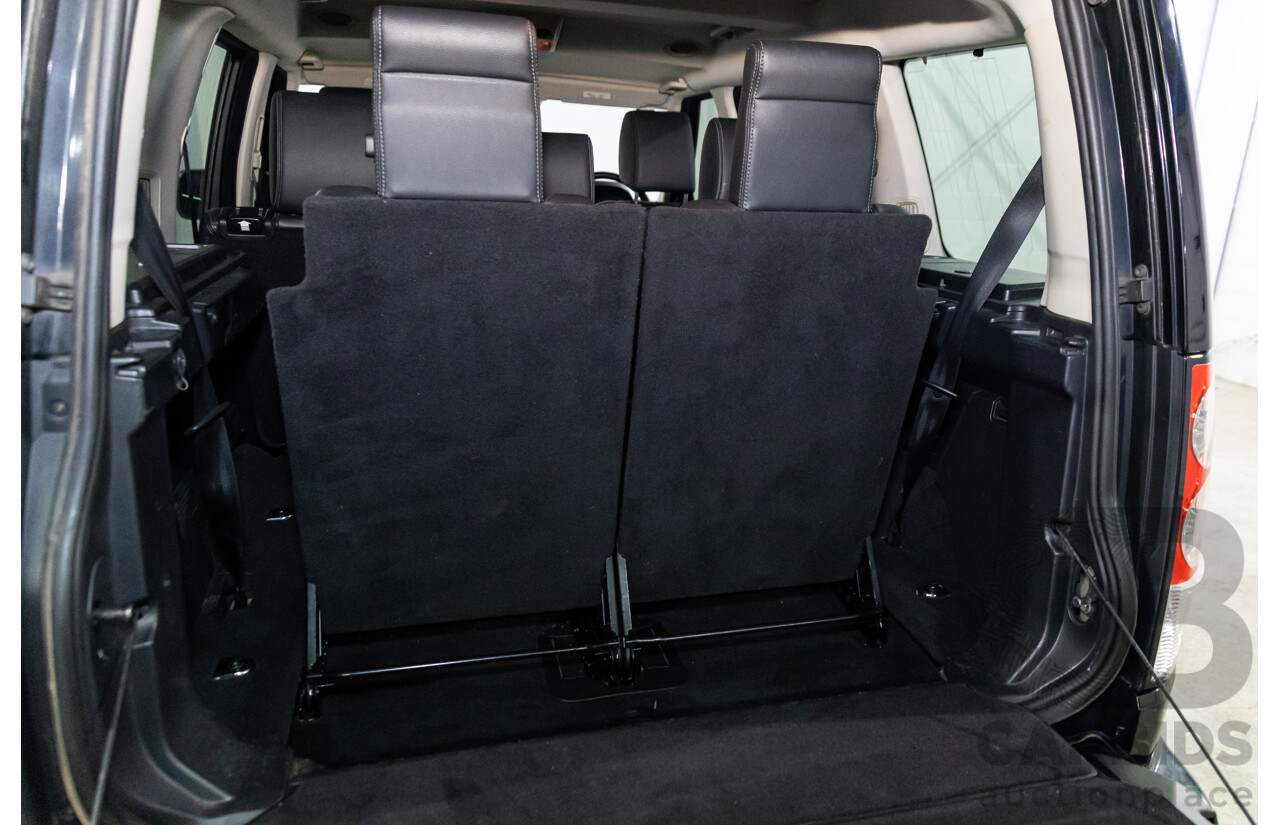 12/2013 Land Rover Discovery 4 3.0 TDV6 MY13 4d Wagon Santorini Black Metallic Turbo Diesel V6 3.0L