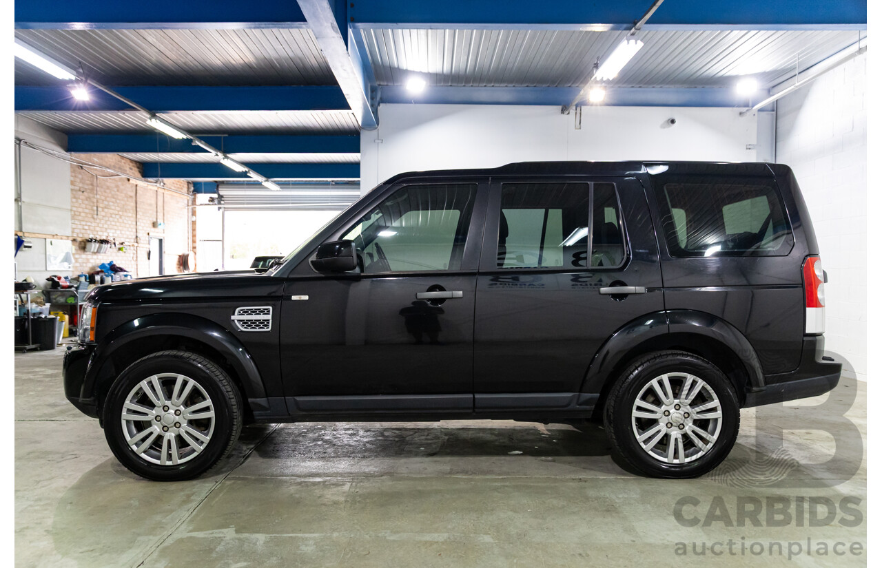 12/2013 Land Rover Discovery 4 3.0 TDV6 MY13 4d Wagon Santorini Black Metallic Turbo Diesel V6 3.0L