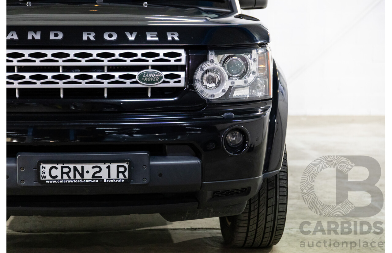12/2013 Land Rover Discovery 4 3.0 TDV6 MY13 4d Wagon Santorini Black Metallic Turbo Diesel V6 3.0L