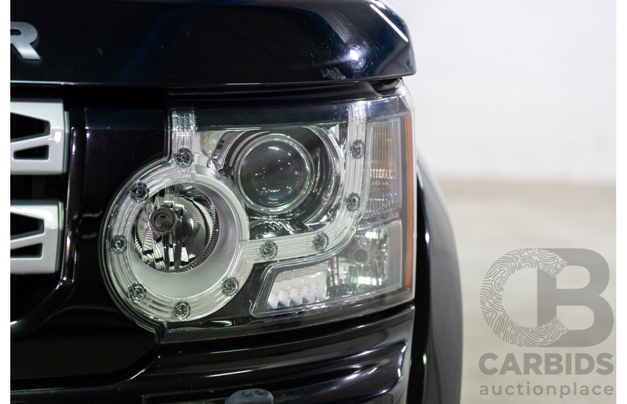 12/2013 Land Rover Discovery 4 3.0 TDV6 MY13 4d Wagon Santorini Black Metallic Turbo Diesel V6 3.0L