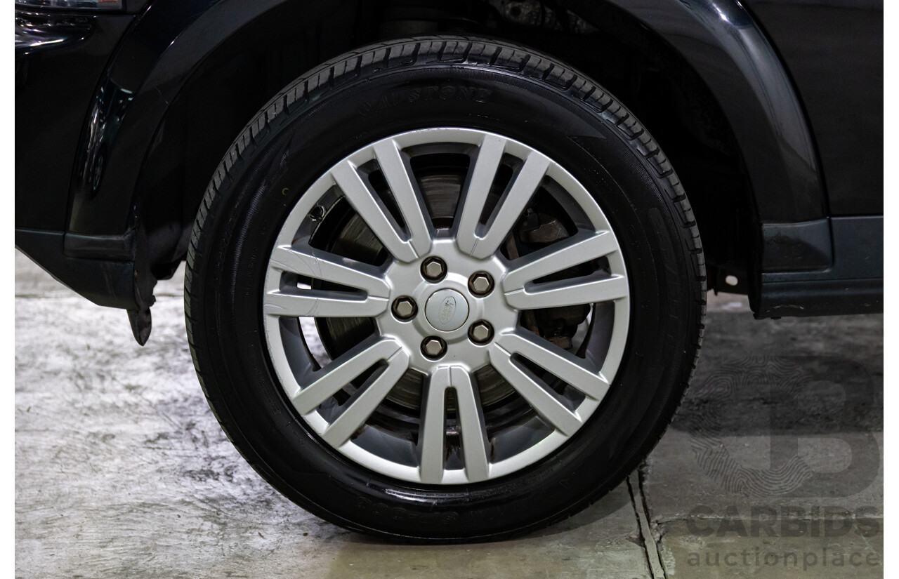 12/2013 Land Rover Discovery 4 3.0 TDV6 MY13 4d Wagon Santorini Black Metallic Turbo Diesel V6 3.0L