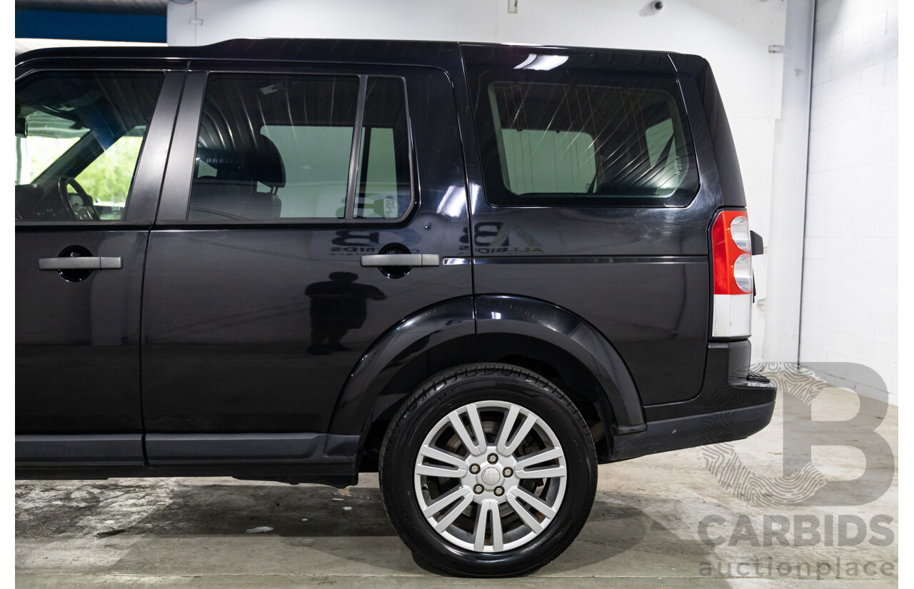 12/2013 Land Rover Discovery 4 3.0 TDV6 MY13 4d Wagon Santorini Black Metallic Turbo Diesel V6 3.0L