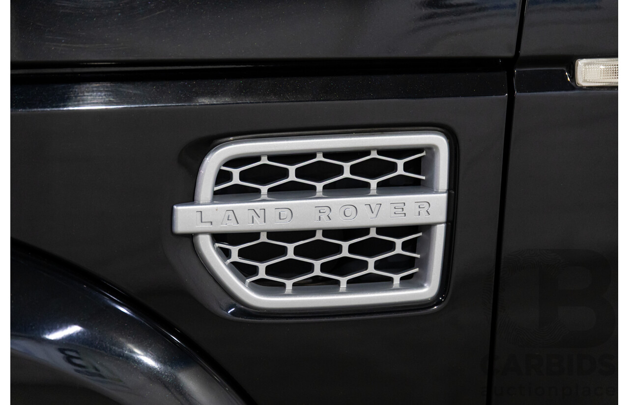 12/2013 Land Rover Discovery 4 3.0 TDV6 MY13 4d Wagon Santorini Black Metallic Turbo Diesel V6 3.0L