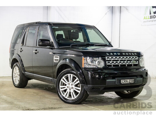 12/2013 Land Rover Discovery 4 3.0 TDV6 MY13 4d Wagon Santorini Black Metallic Turbo Diesel V6 3.0L