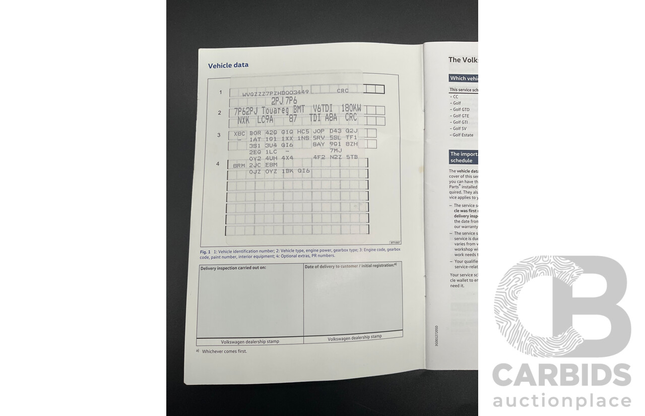 08/2016 Volkswagen Touareg V6 Wolfsburg Edition (AWD) 7P MY17 4d Wagon Pure White Turbo Diesel V6 3.0L
