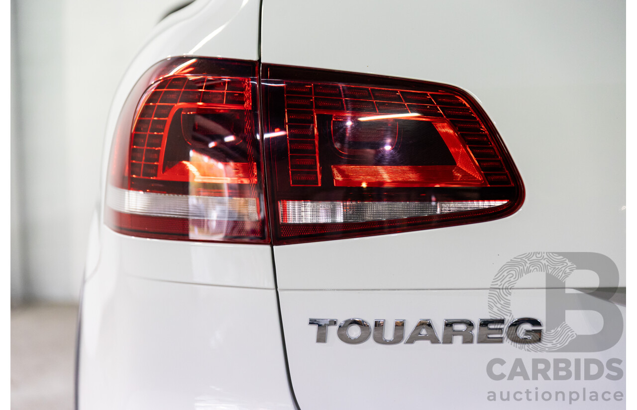 08/2016 Volkswagen Touareg V6 Wolfsburg Edition (AWD) 7P MY17 4d Wagon Pure White Turbo Diesel V6 3.0L