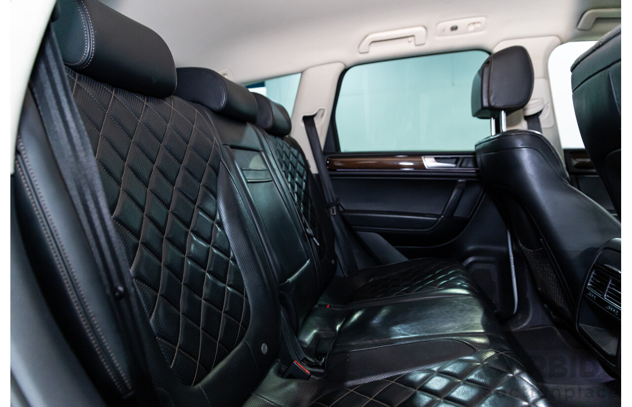 08/2016 Volkswagen Touareg V6 Wolfsburg Edition (AWD) 7P MY17 4d Wagon Pure White Turbo Diesel V6 3.0L